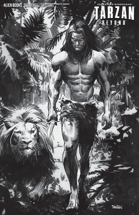 TARZAN BEYOND #3 VAR D PANOSIAN BW CVR D