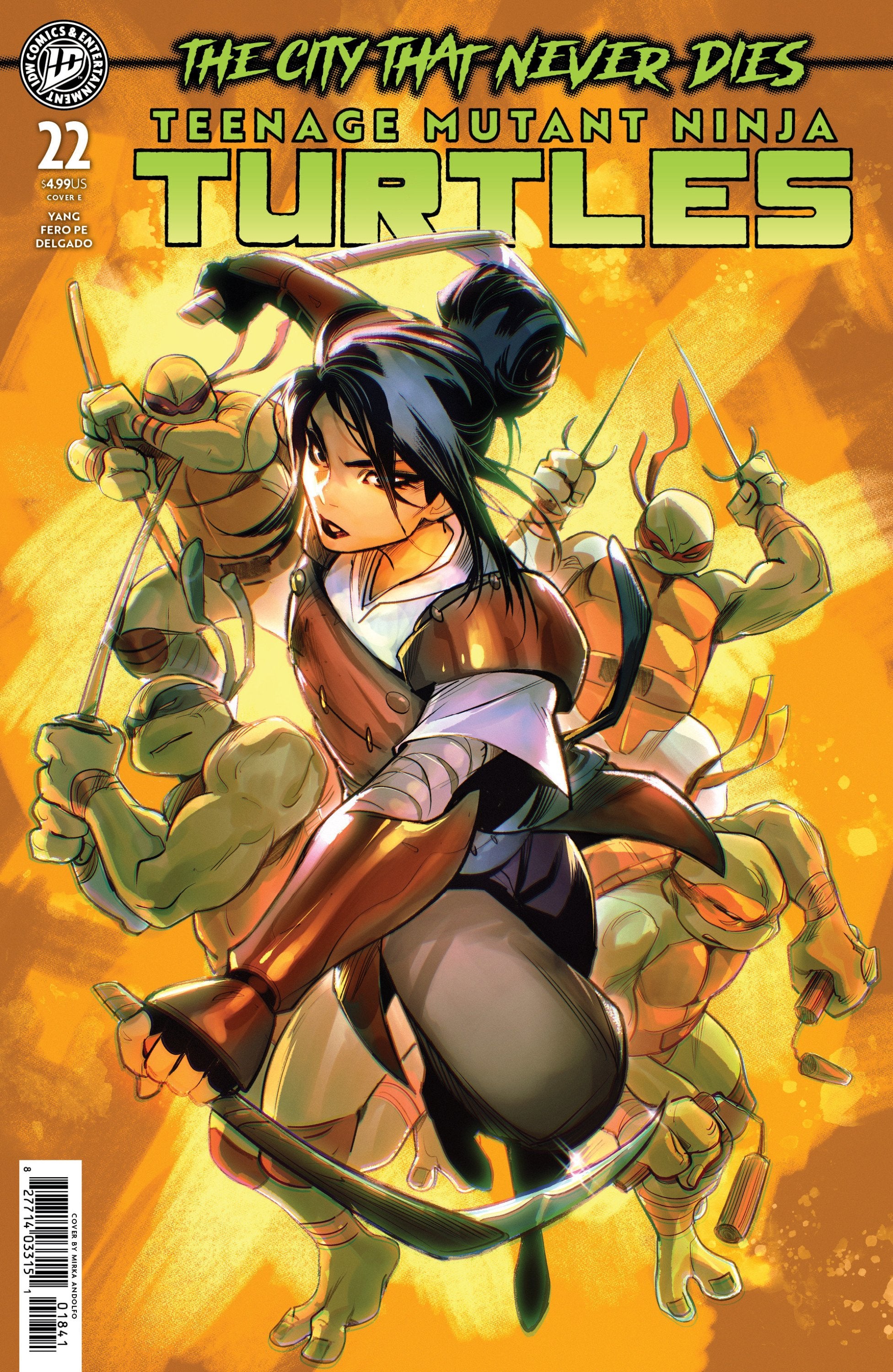 TEENAGE MUTANT NINJA TURTLES #22 CVR E ANDOLFO