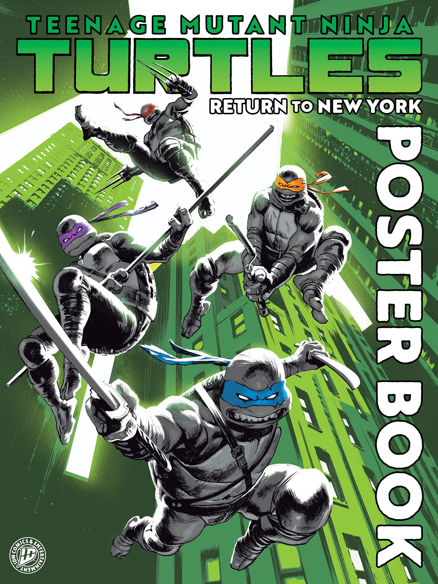 TEENAGE MUTANT NINJA TURTLES RETURN TO NEW YORK POSTER BOOK TP