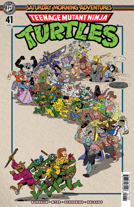 TEENAGE MUTANT NINJA TURTLES SATURDAY MORNING ADVENTURES #41 VAR C MITCHRONEY CVR C