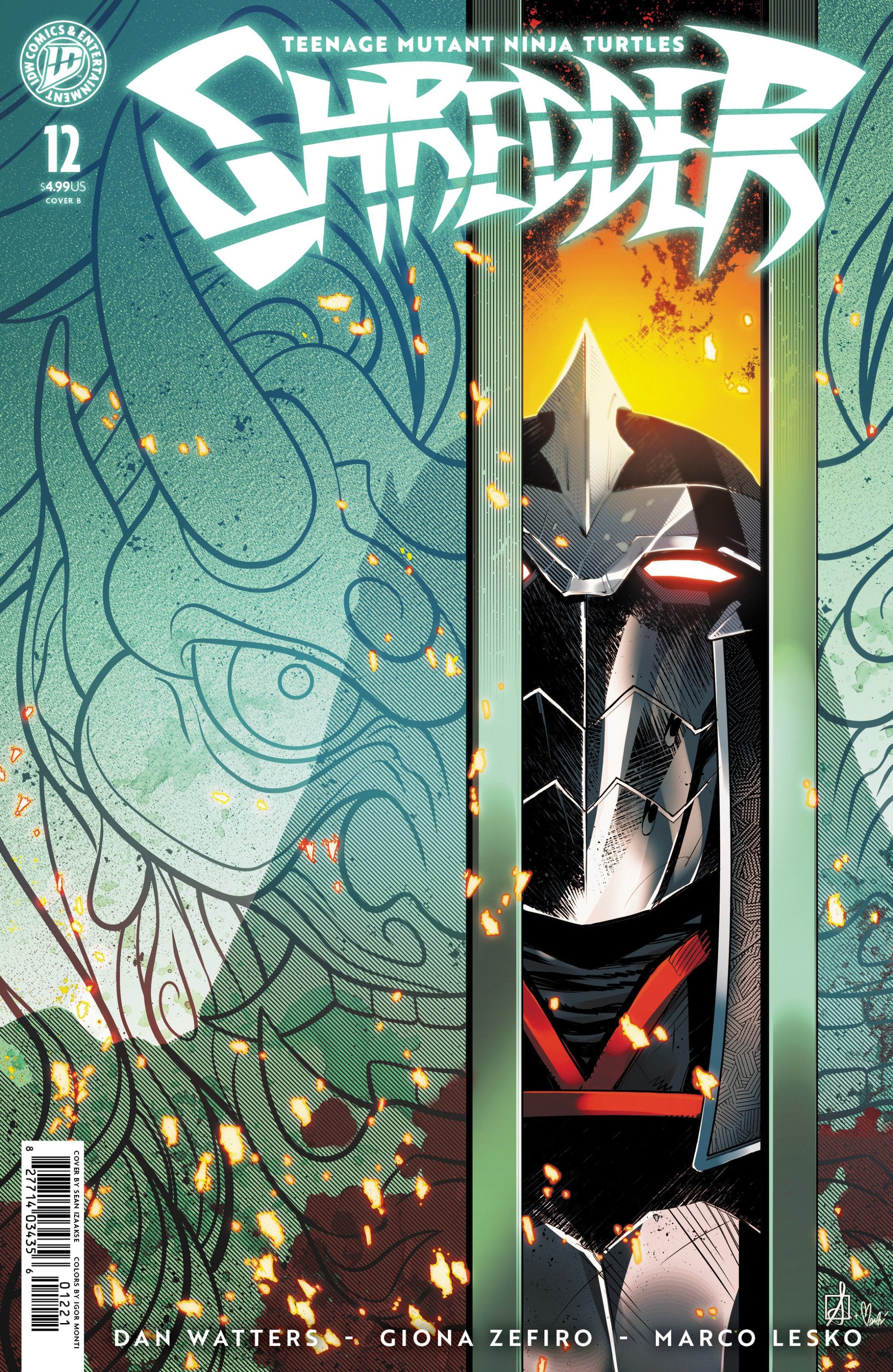 TEENAGE MUTANT NINJA TURTLES SHREDDER #12 CVR B IZAAKSE