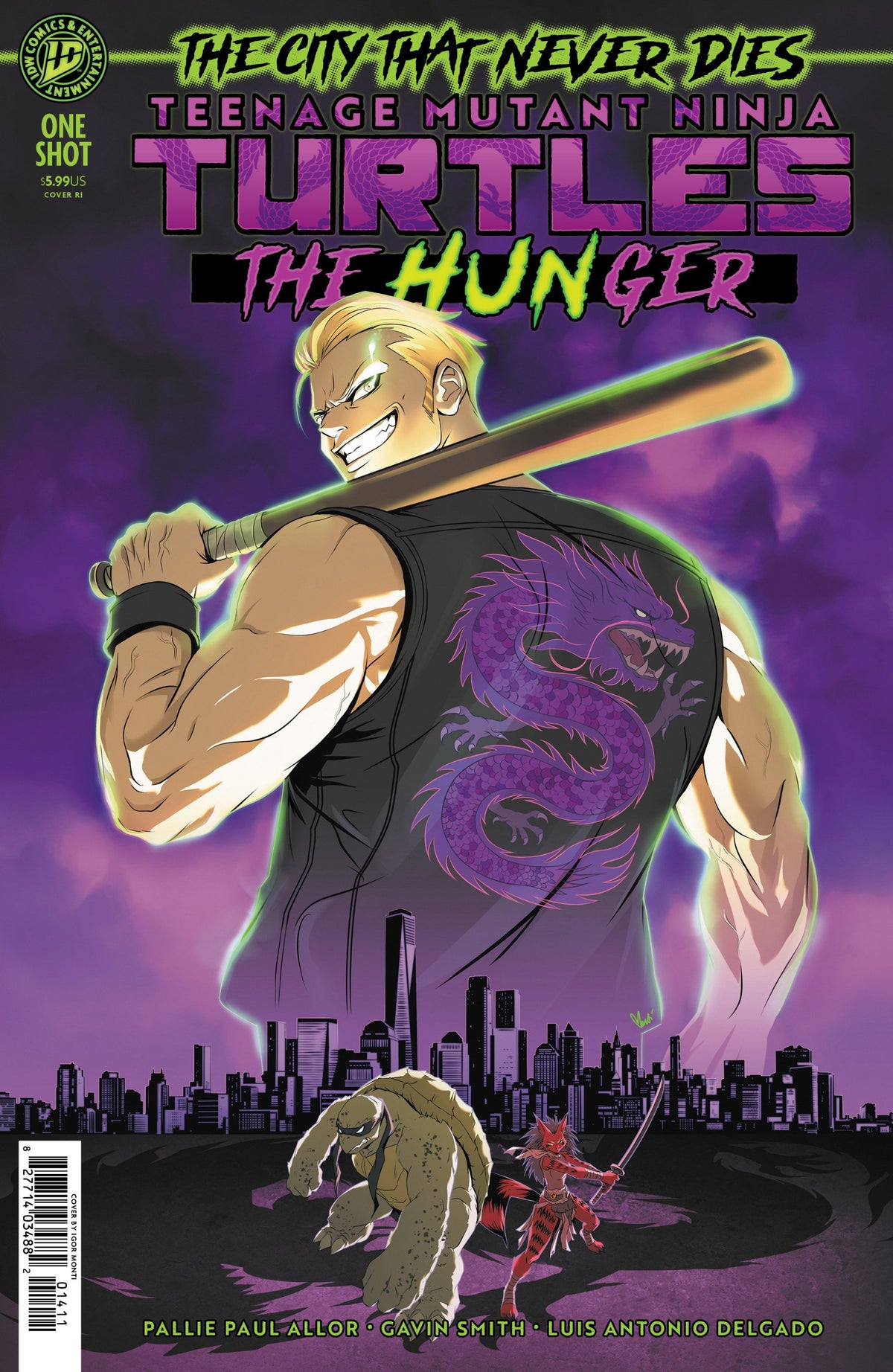 TEENAGE MUTANT NINJA TURTLES THE HUNGER VAR RI 10 MONTI CVR D 1:10 INCV