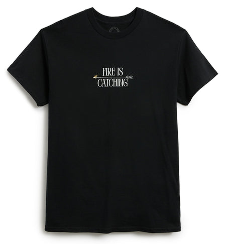 THE HUNGER GAMES YOU BURN WITH US UNISEX T-SHIRT MEDIUM