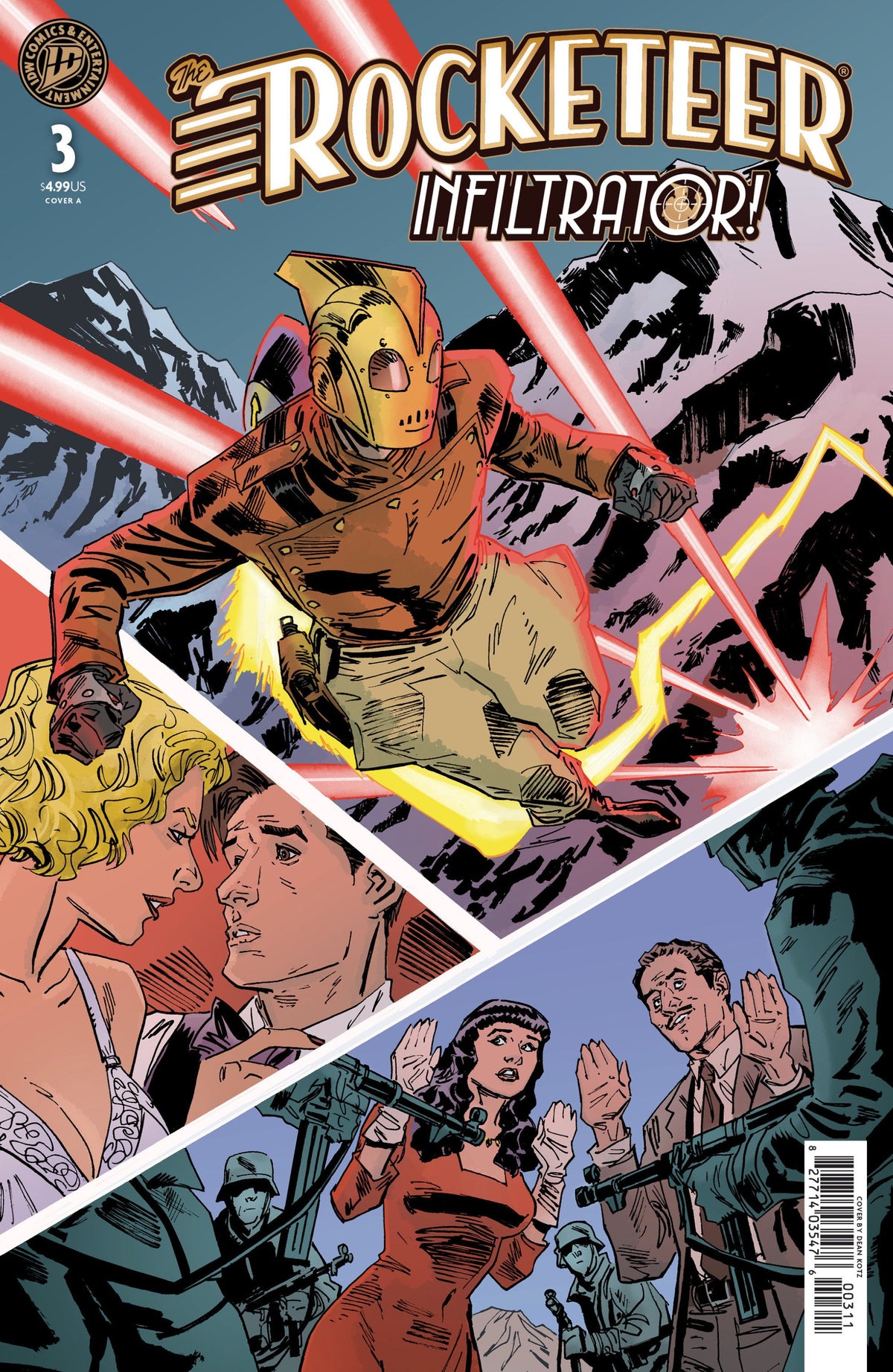 THE ROCKETEER INFILTRATOR #3 COVER A KOTZ CVR A
