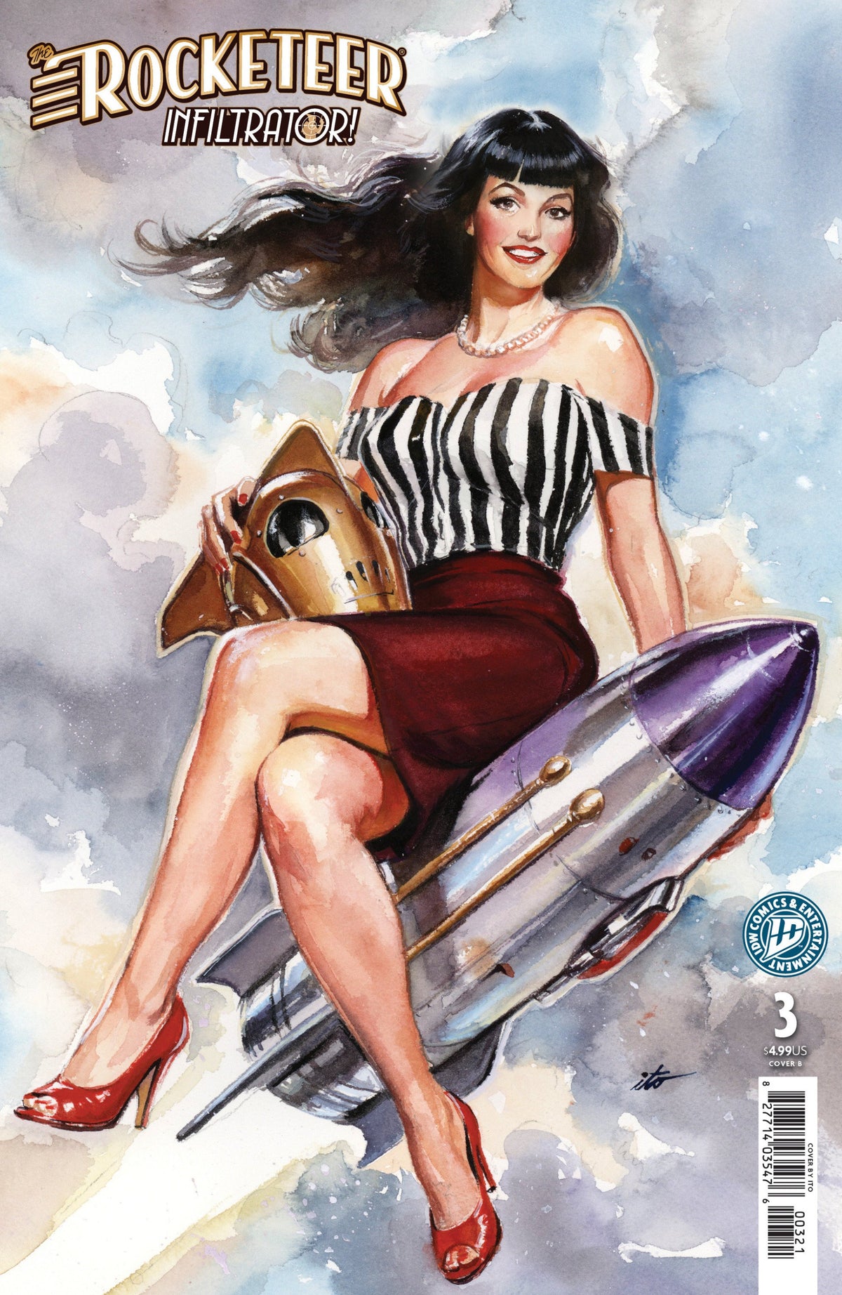 THE ROCKETEER INFILTRATOR #3 VAR B ITO CVR B