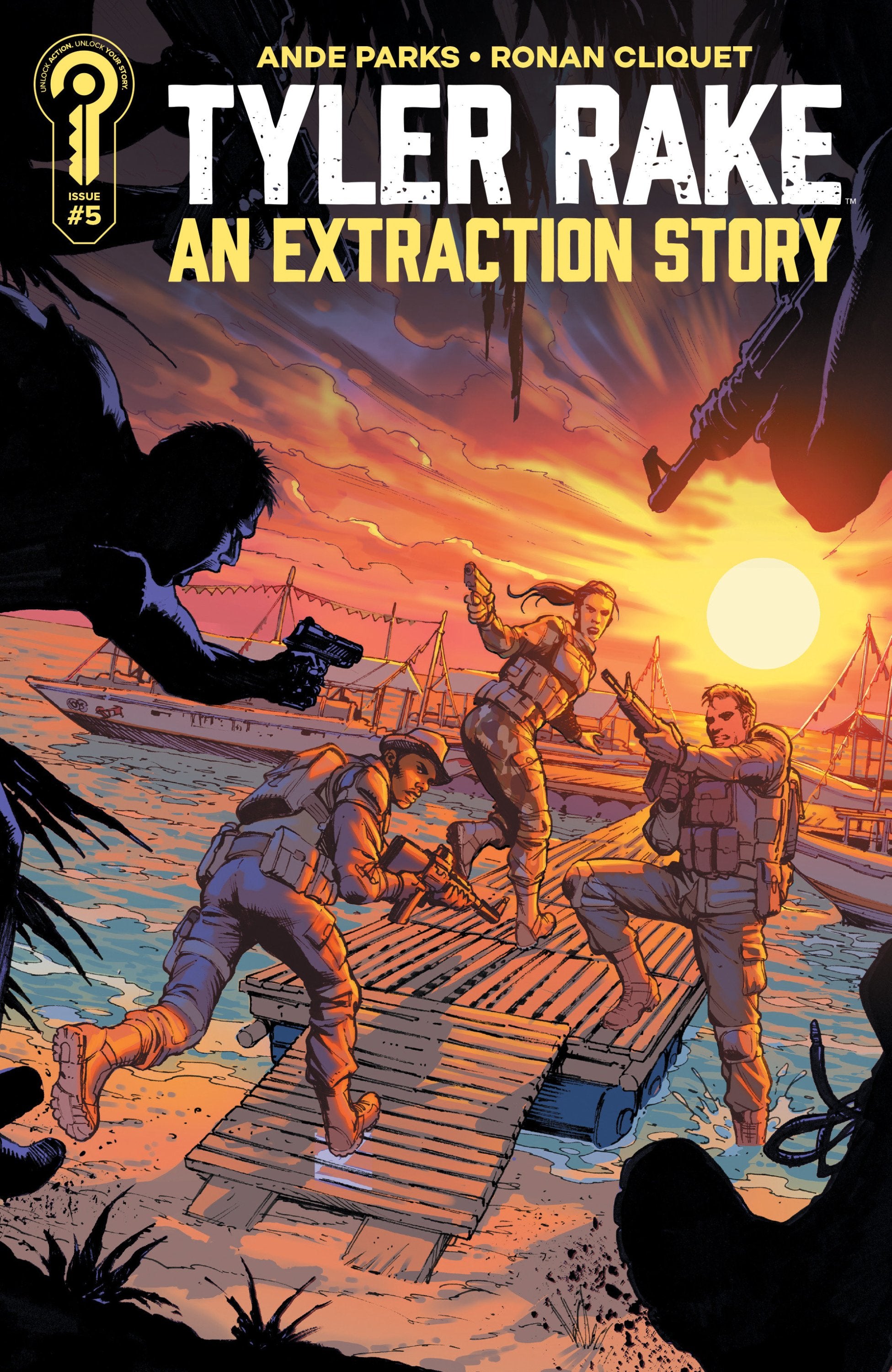 TYLER RAKE AN EXTRACTION STORY #5 CVR B MARCO SANTUCCI