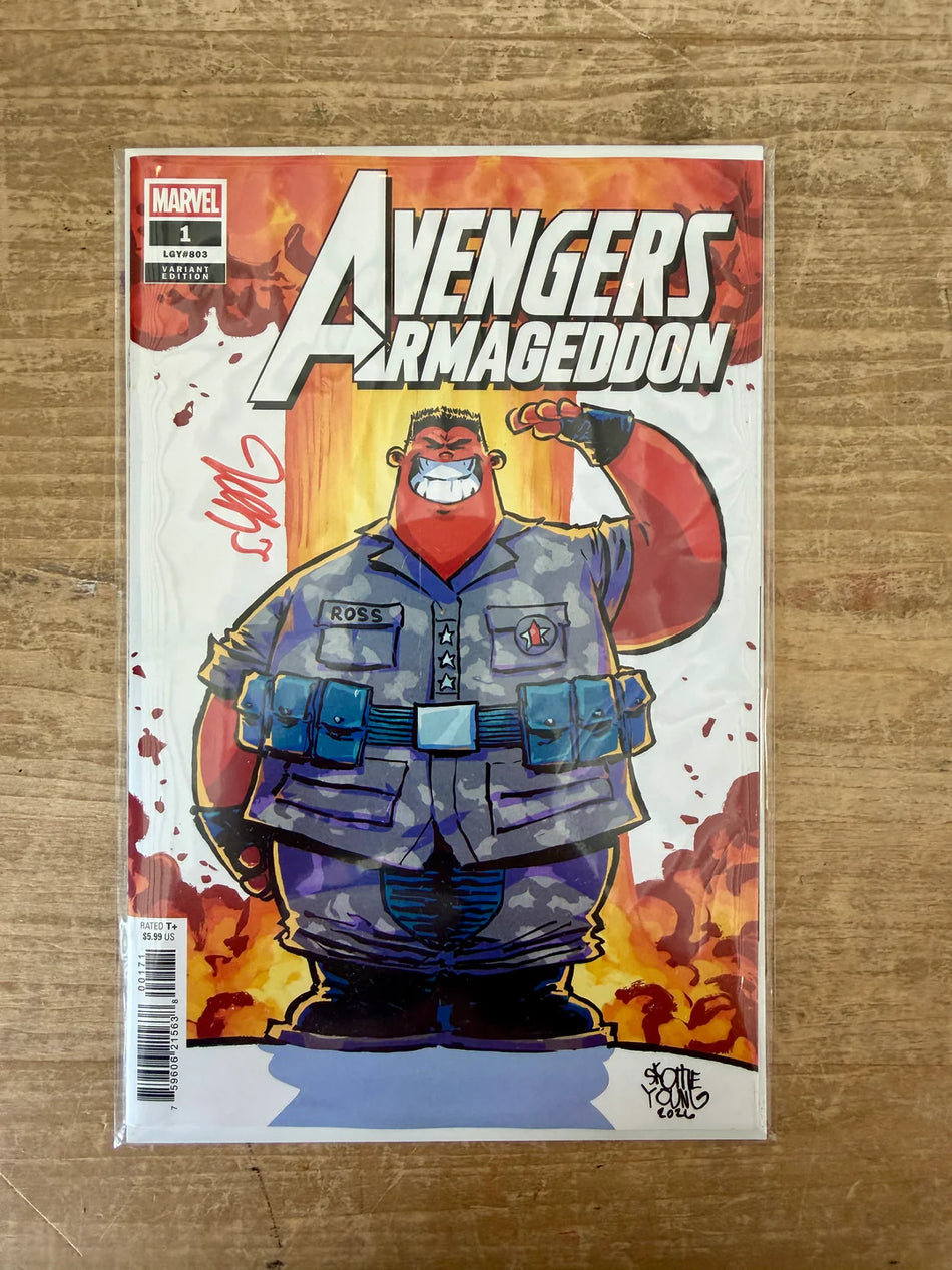 Avengers Armageddon #1 Skottie Young Variant SIGNED by Skottie Young