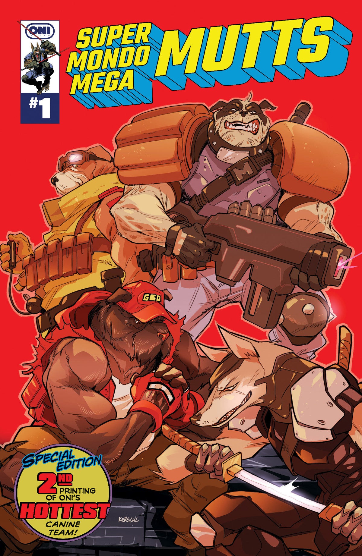 SUPER MONDO MEGA MUTTS #1 2ND PRINTING CVR A