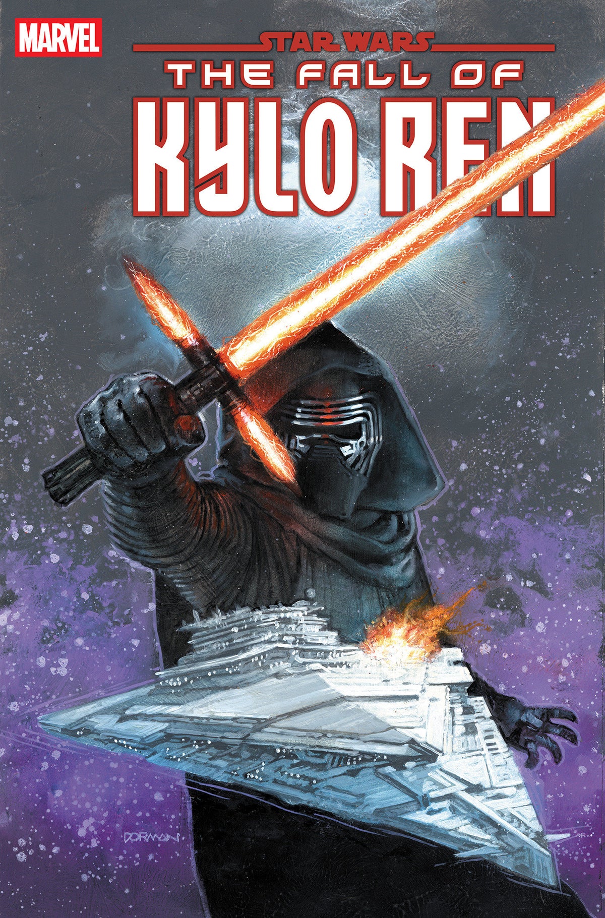 STAR WARS THE FALL OF KYLO REN #3 DAVE DORMAN VAR 1:25 INCV