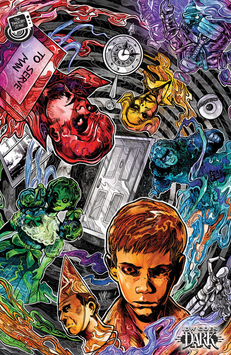 TWILIGHT ZONE #11 VAR C RICCARDI IDW GOES DARK VAR CVR C