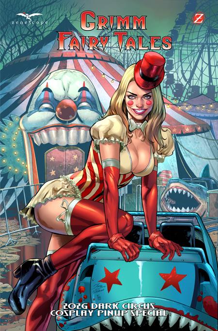 GRIMM FAIRY TALES 2026 DARK CIRCUS COSPLAY PINUP SPECIAL ONE SHOT CVR A IGOR VITORINO