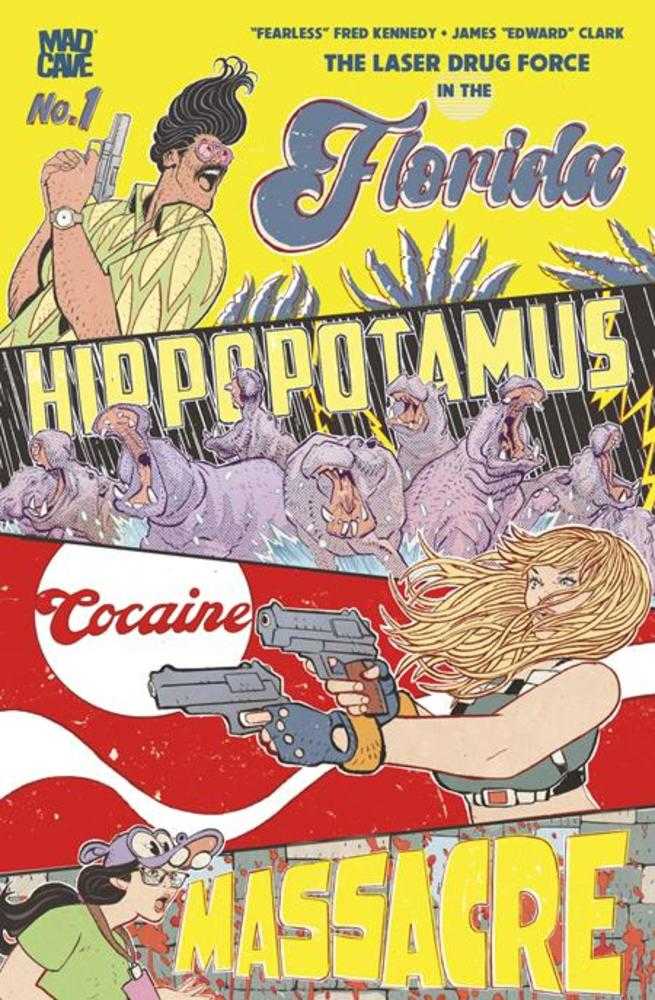CGC 9.8 Florida Hippopotamus Cocaine Massacre #1 James Edward Clark