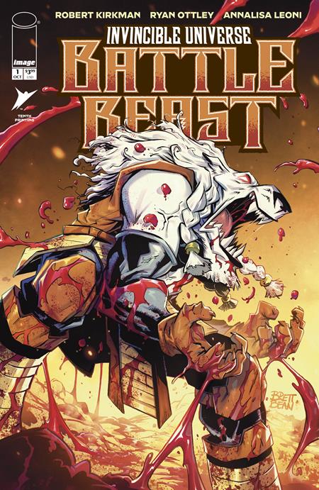 BATTLE BEAST INVINCIBLE UNIVERSE #1 10TH PTG CVR C BRETT BEAN VAR