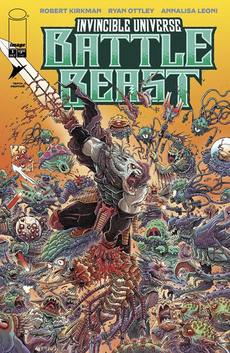 BATTLE BEAST INVINCIBLE UNIVERSE #1 10TH PTG CVR G JAMES STOKOE VAR