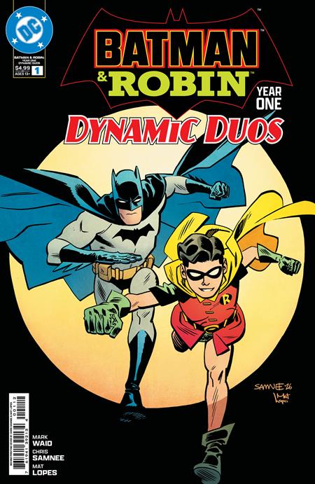 BATMAN & ROBIN YEAR ONE DYNAMIC DUOS #1 Second Printing Cvr A Chris Samnee (OF 12)