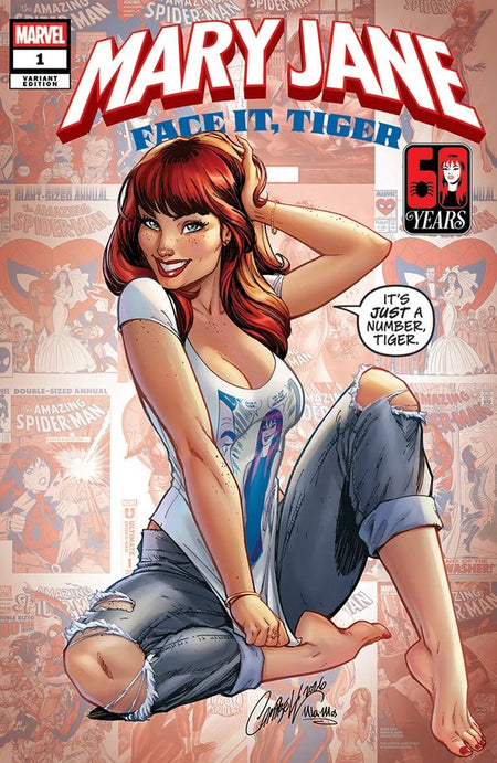 Mary Jane Face It Tiger #1 JSC J Scott Campbell Exclusive Cover A Limited to only 4,000 Copies SIGNED w/ COA