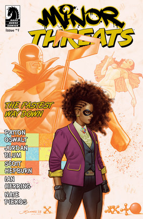 Minor Threats: The Fastest Way Down #1 Cover G Joe Quinones Variant signed by Patton Oswalt and Jordan Blum