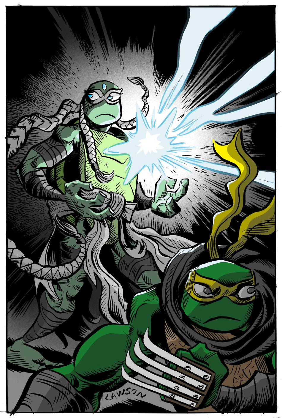 Teenage Mutant Ninja Turtles (TMNT) #148 Virgin Jim Lawson Exclusive 6 of 6 [Limited to 777]