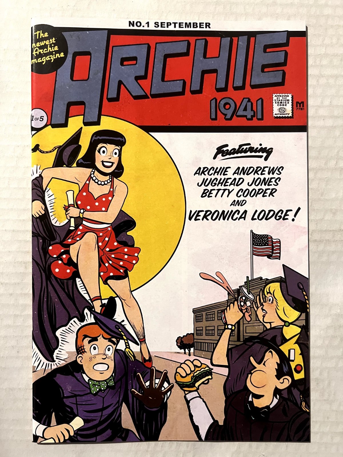 Archie 1941 2018 #1 Stadium Comics Exclusive - Marco D'Alfonso - 9.2 - $9.99