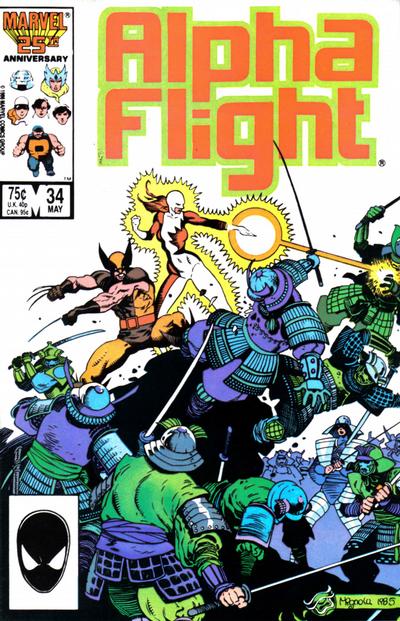 Alpha Flight 1983 #34 Direct ed. - high grade - $4.99