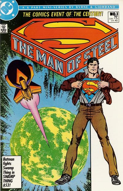 The Man of Steel 1986 #1 Standard Cover - Direct - low grade - $3.99