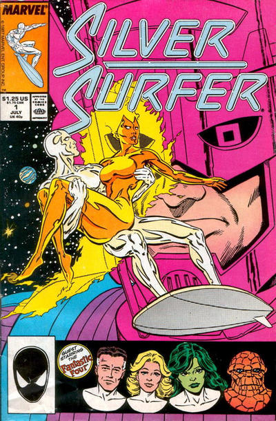 Silver Surfer 1987 #1 Direct ed. - 9.4 - $15.99