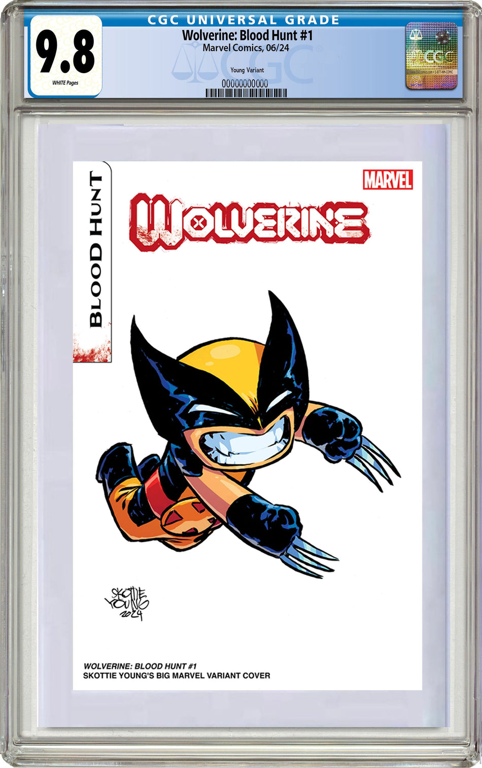 CGC 9.8 Wolverine: Blood Hunt #1 Skottie Young's Big Marvel Variant PRE-ORDER