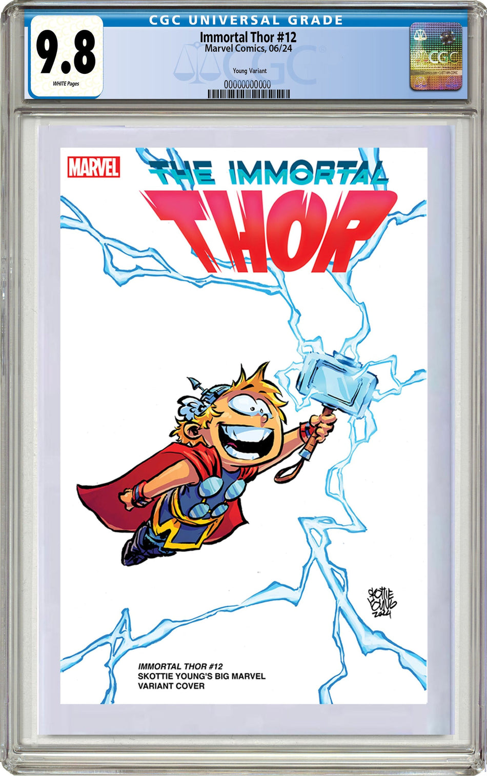 CGC 9.8 Immortal Thor 12 Skottie Young's Big Marvel Variant PRE-ORDER