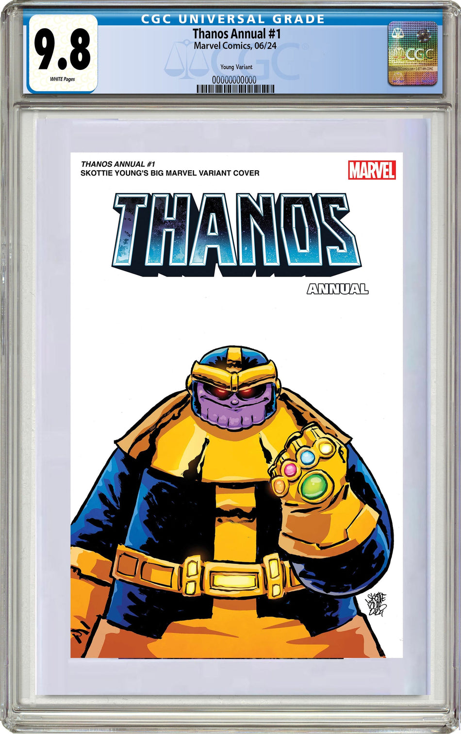 CGC 9.8 Thanos Annual #1 Skottie Young's Big Marvel Variant PRE-ORDER