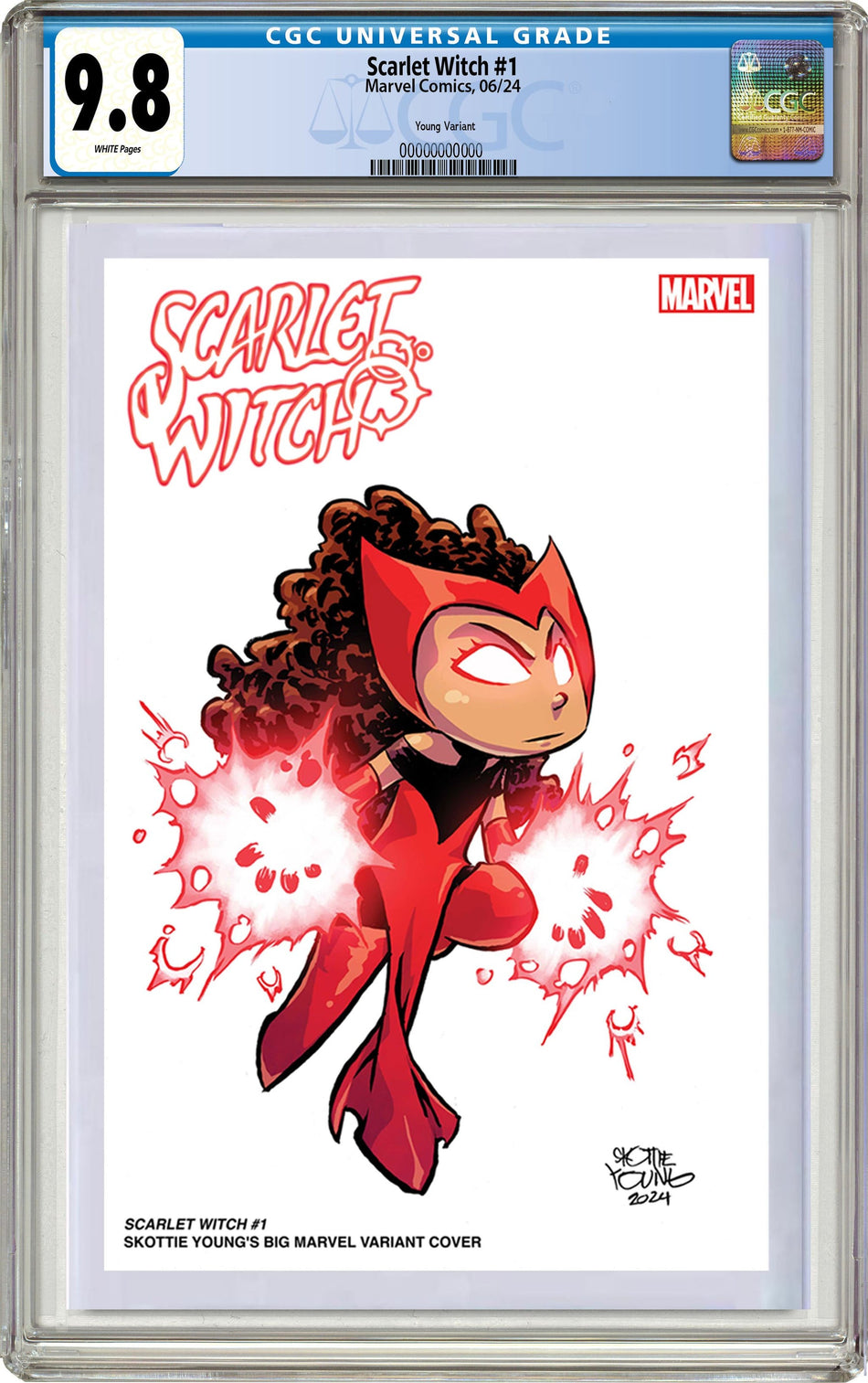 CGC 9.8 Scarlet Witch #1 Skottie Young's Big Marvel Variant PRE-ORDER