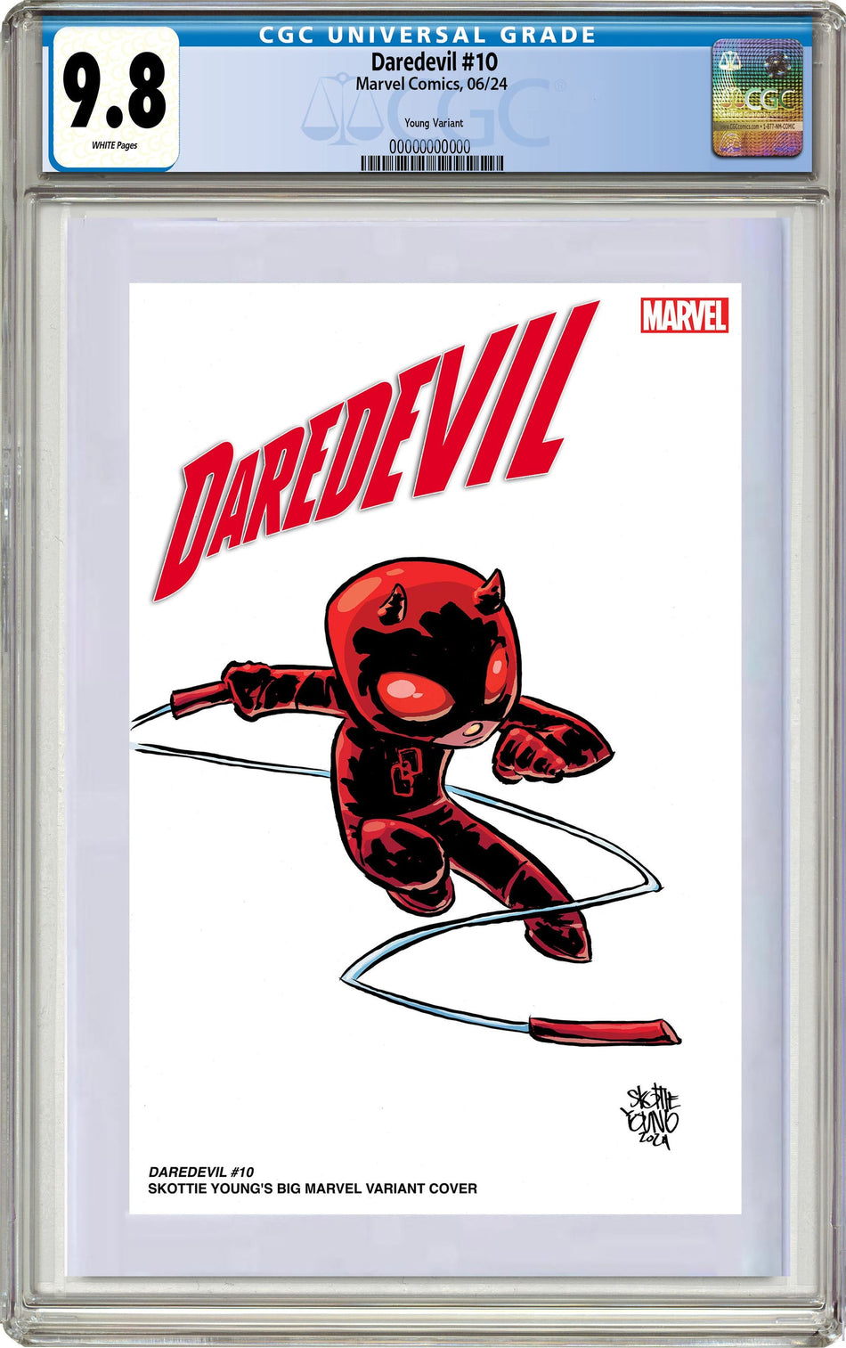 CGC 9.8 Daredevil #10 Skottie Young's Big Marvel Variant PRE-ORDER