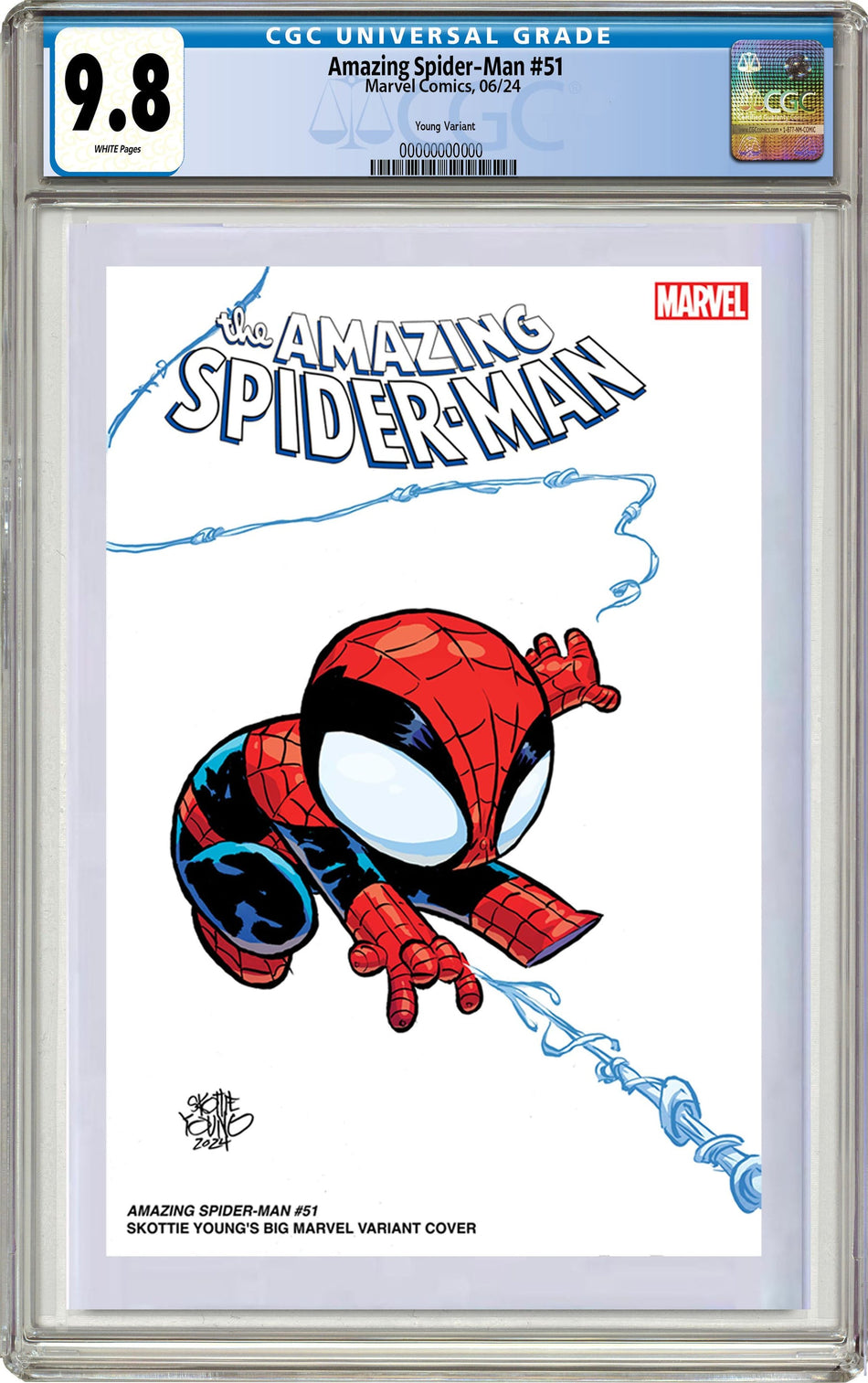 CGC 9.8 Amazing Spider-Man #51 Skottie Young's Big Marvel Variant PRE-ORDER