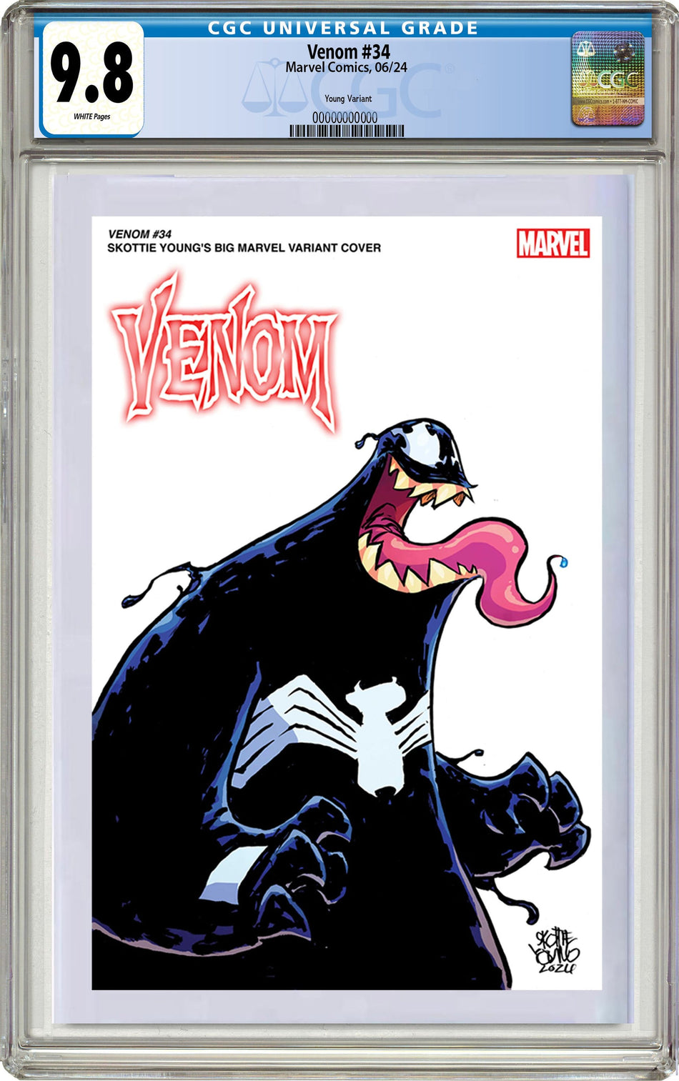 CGC 9.8 Venom #34 Skottie Young's Big Marvel Variant PRE-ORDER