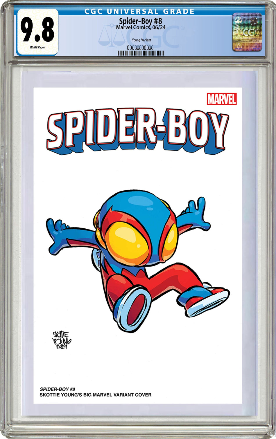 CGC 9.8 Spider-Boy #8 Skottie Young's Big Marvel Variant PRE-ORDER