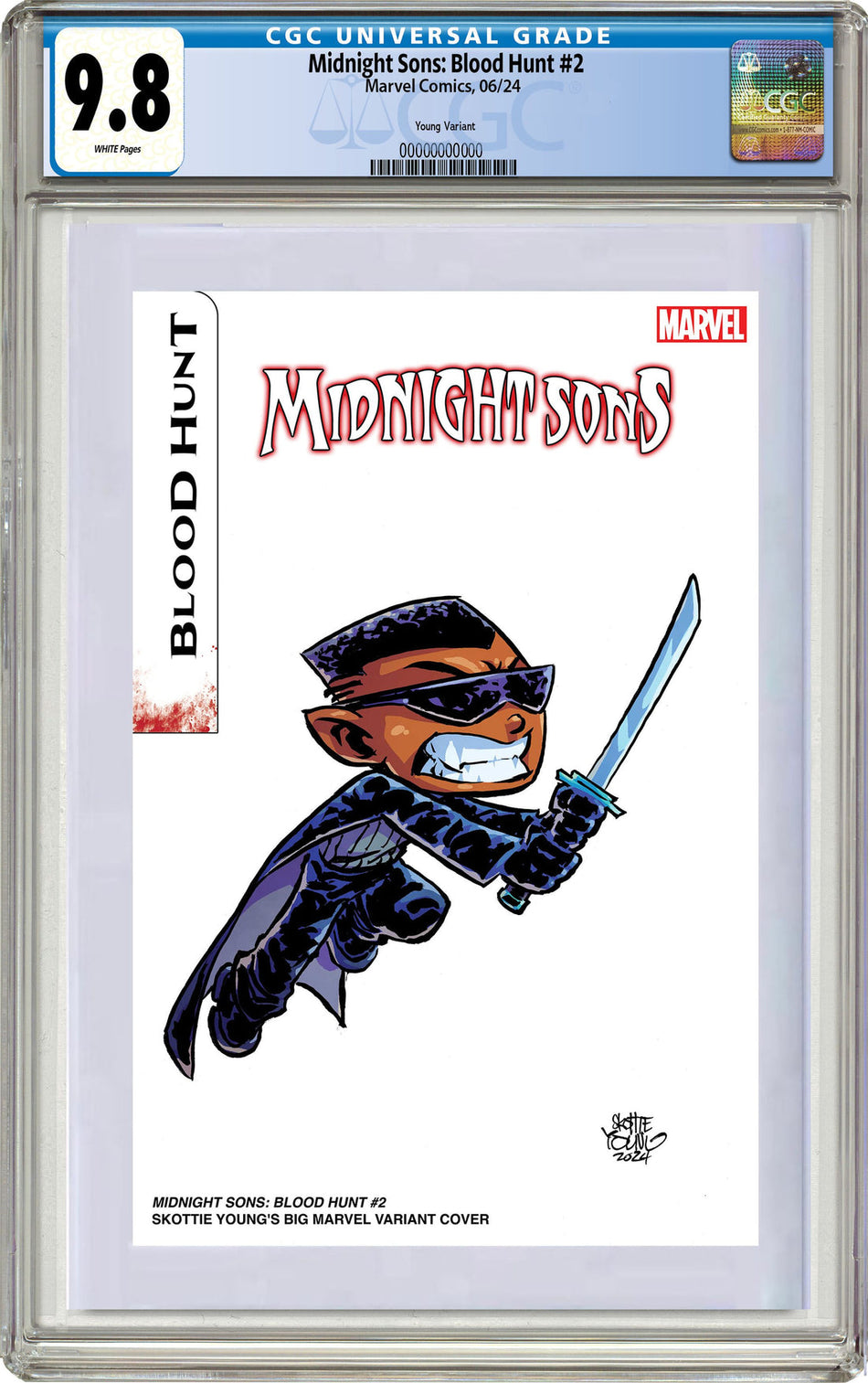 CGC 9.8 Midnight Sons: Blood Hunt #2 Skottie Young's Big Marvel Variant PRE-ORDER