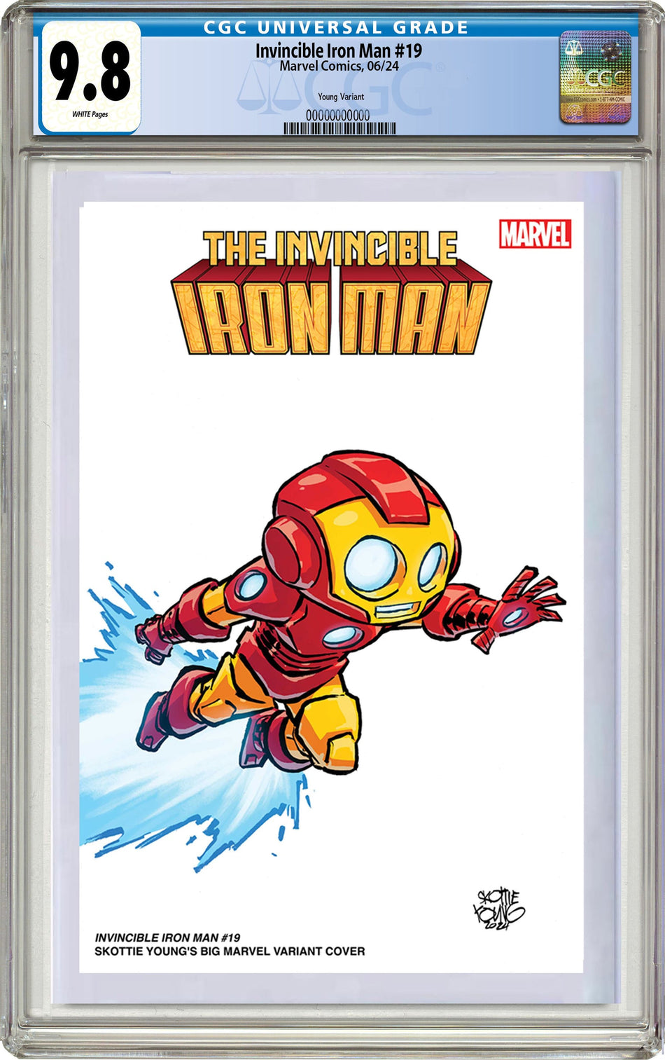 CGC 9.8 Invincible Iron Man #19 Skottie Young's Big Marvel Variant PRE-ORDER