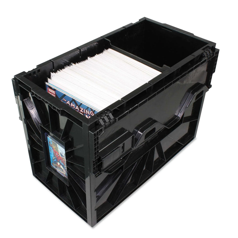 BCW Plastic Short Comic Book Bin - Black