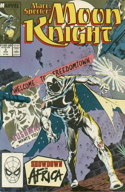Marc Spector: Moon Knight 1989 #3 - 9.4 - $6.99