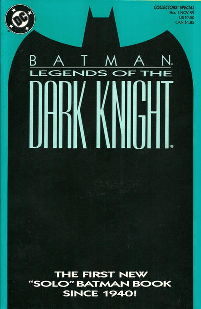 Legends of the Dark Knight 1989 #1 Blue Cover - high grade - $4.99