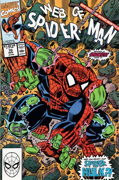Web of Spider-Man 1985 #70 Direct ed. - 9.0 - $17.99