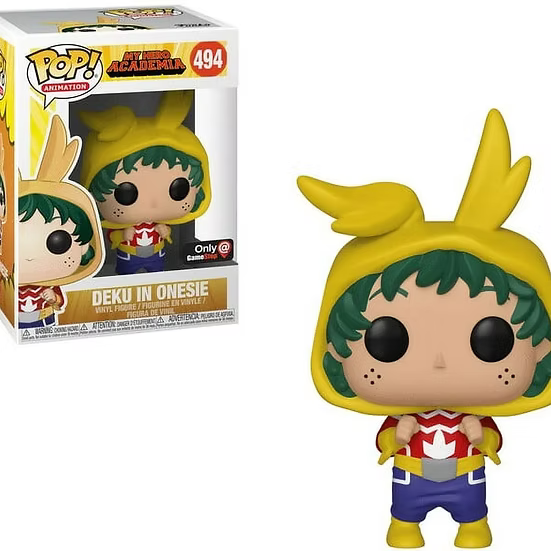 Funko Pop! MHA My Hero Academia Deku in Onesie #494 GameStop Exclusive