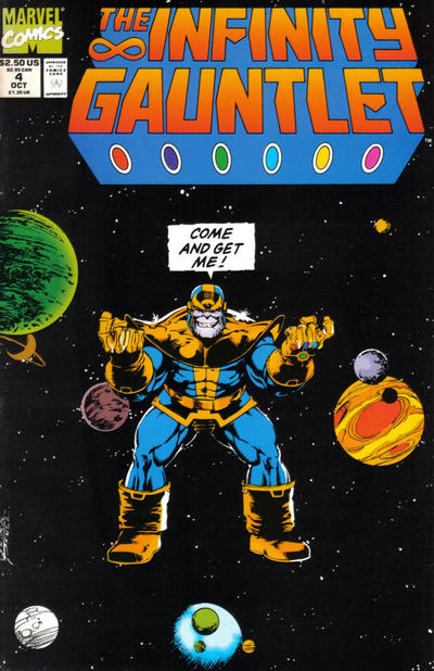 The Infinity Gauntlet 1991 #4 Direct ed. - 9.2 - $17.99
