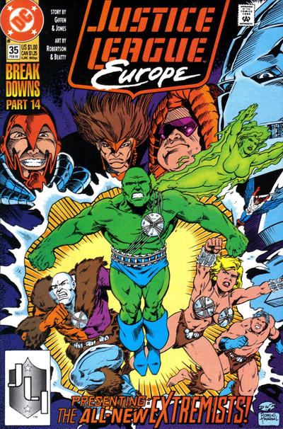 Justice League Europe 1989 #35 Direct ed. - 9.4 - $4.99