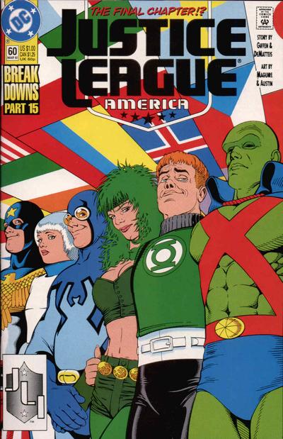Justice League America 1989 #60 Direct ed. - 9.4 - $7.99