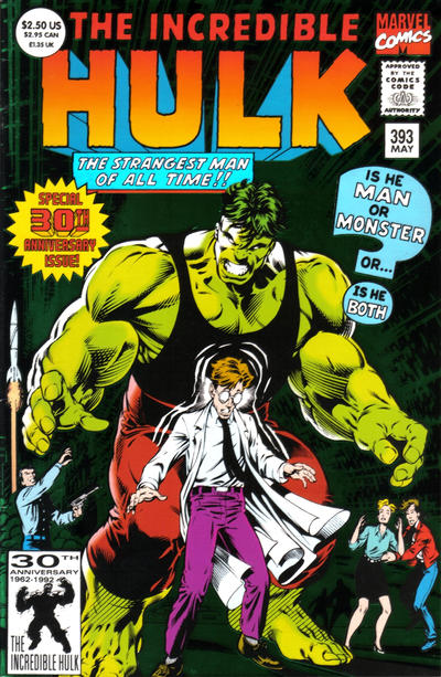 The Incredible Hulk 1968 #393 Direct ed. - 9.2 - $3.99