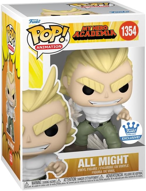 Pop Plus Animation My Hero Academia All Might #1829 Funko Shop Excl