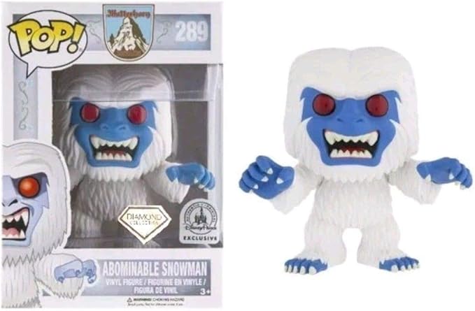 Funko Pop! Abominable Snowman #289 Diamond Disney Parks Exclusive + Hardstack Protector