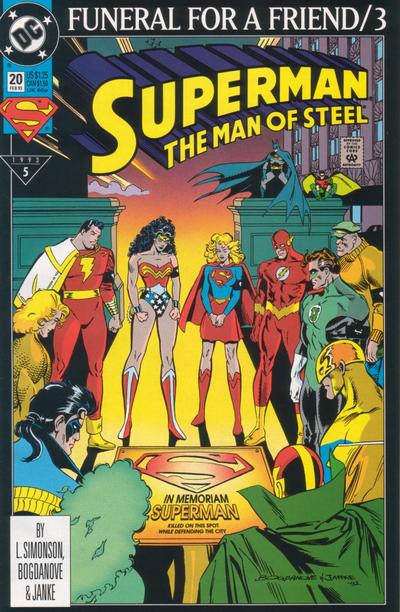 Superman: The Man of Steel 1991 #20 Direct ed. Signed by Jon Bogdanove and Dennis Janke - 9.2 - $19.99
