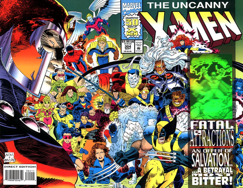 The Uncanny X-Men 1981 #304 Direct Edition - 9.4 - $6.99