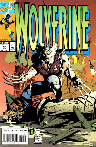 Wolverine 1988 #77 Direct Edition - 9.2 - $3.99